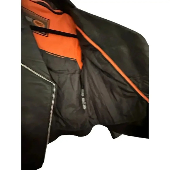First Classics Italian Leather Gear Leather Motorcycle Jacket Size L - Picture 9 of 16